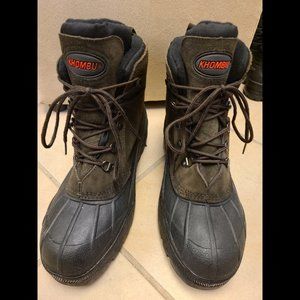 Khombu Brown  Men's Snow Boots Size 11